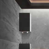 ブラック色シングル扉のシャンプーキャビネット【上台】