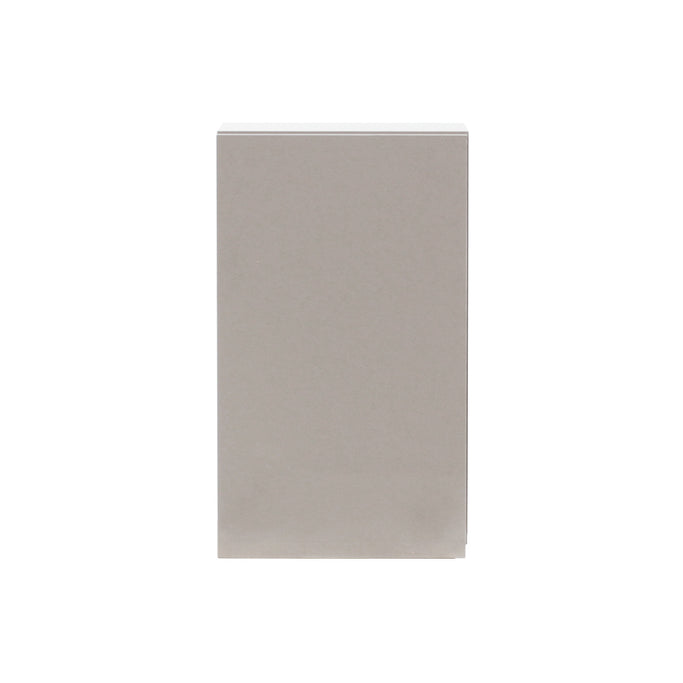 フラットシャンプーキャビネット上台405mm　ベージュグレー　正面