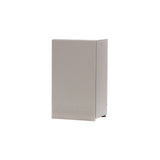 フラットシャンプーキャビネット上台405mm　ベージュグレー　斜め