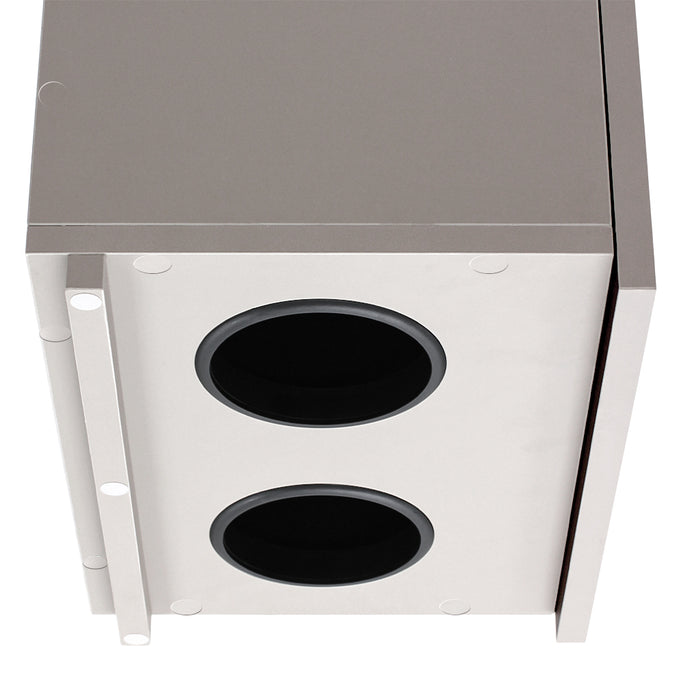 フラットシャンプーキャビネット上台405mm　ベージュグレー　詳細2