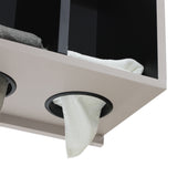 フラットシャンプーキャビネット上台405mm　ベージュグレー　詳細1