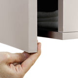 フラットシャンプーキャビネット上台405mm　ベージュグレー　詳細3