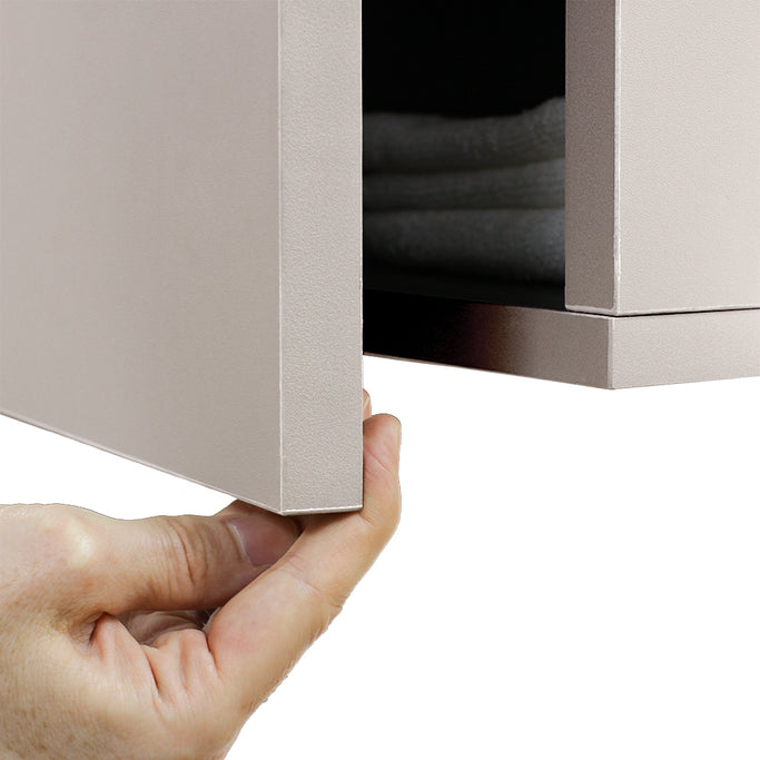 フラットシャンプーキャビネット上台405mm　ベージュグレー　詳細3