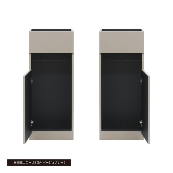 キャビネットの扉は左右兼用