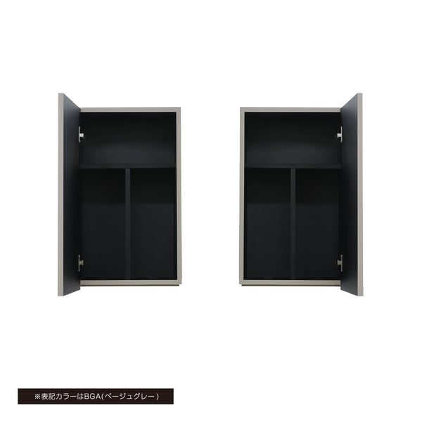 キャビネットの扉は左右兼用