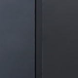 フラットシャンプーキャビネット【上台】 405mm ダークグレー　黒色部分素材