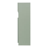 アッシュグリーン色フラットシャンプーキャビネット【下台】