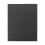 アッシュグリーン色フラットシャンプーキャビネット【下台】