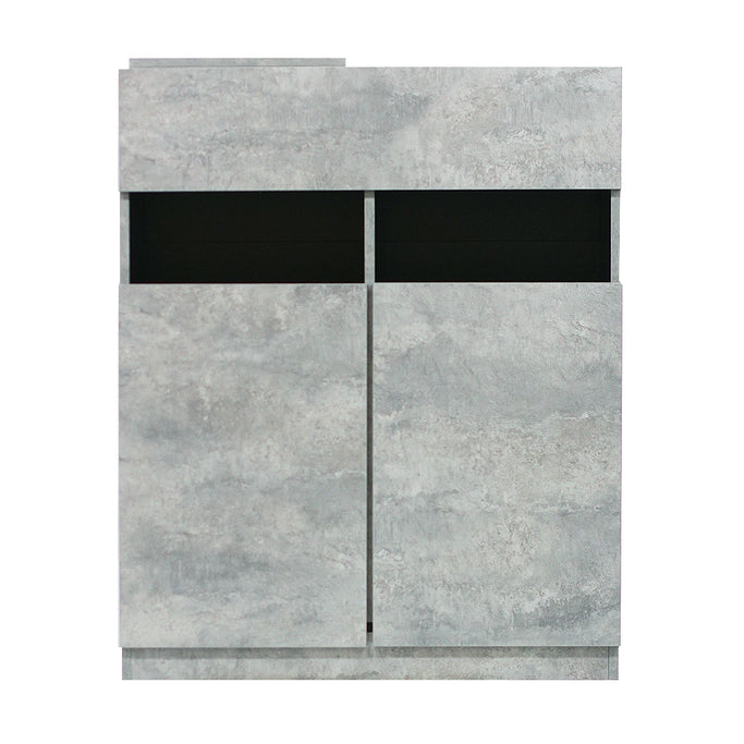 モルタル色シャンプーキャビネット【下台】正面