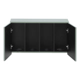 フラットシャンプーキャビネット【上台】高さ450mm アッシュグリーン色