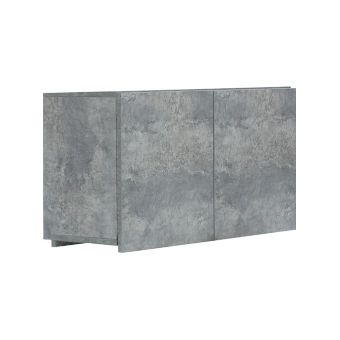 モルタル色シャンプーキャビネット【上台】斜め2