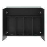 フラットシャンプーキャビネット【上台】アッシュグレー色