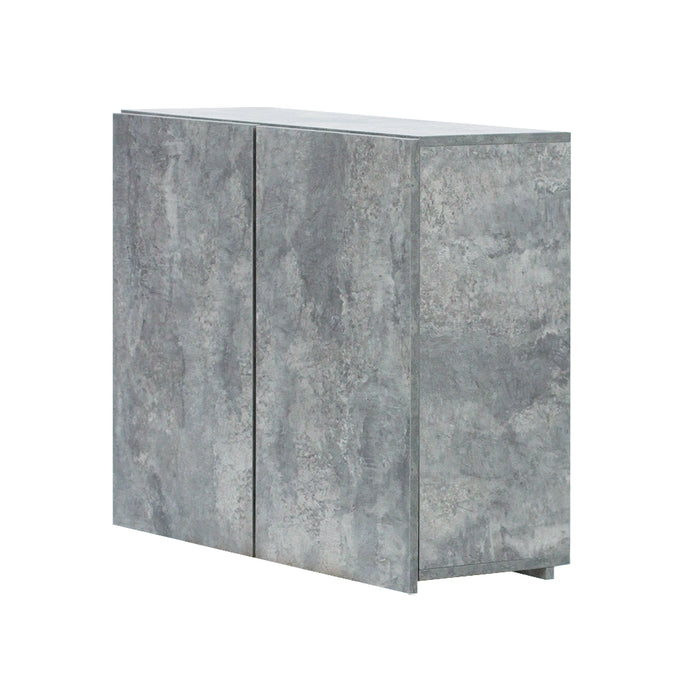 モルタル色シャンプーキャビネット【上台】斜め2