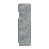 モルタル色シングル扉のシャンプーキャビネット【下台】横面