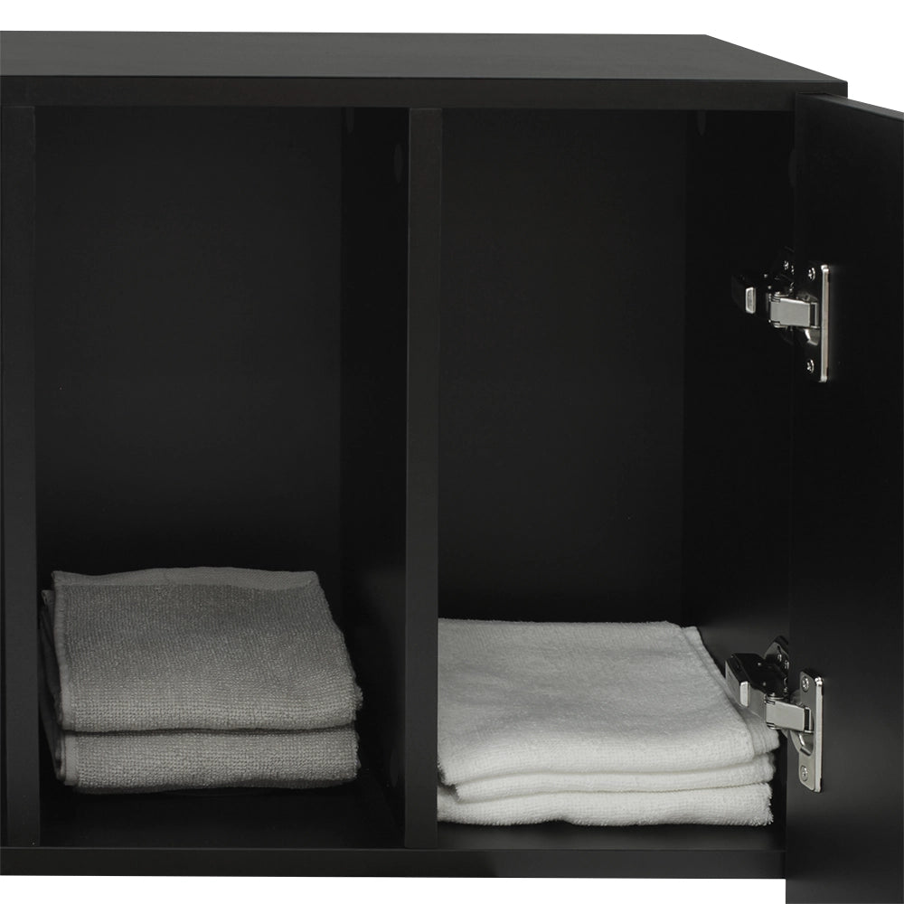 ブラック色フラットシャンプーキャビネット【上台450】の詳細