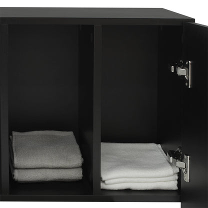 ブラック色フラットシャンプーキャビネット【上台450】の詳細