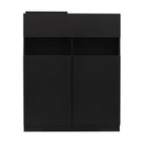 ブラック色シャンプーキャビネット【下台】正面