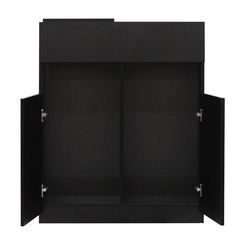 ブラック色シャンプーキャビネット【下台】中身の状態