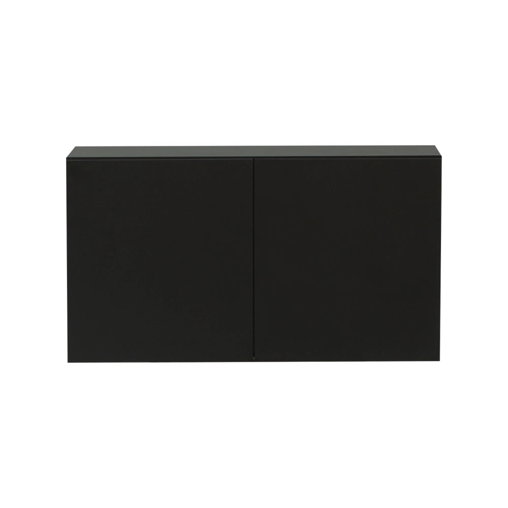 ブラック色フラットシャンプーキャビネット【上台450】正面