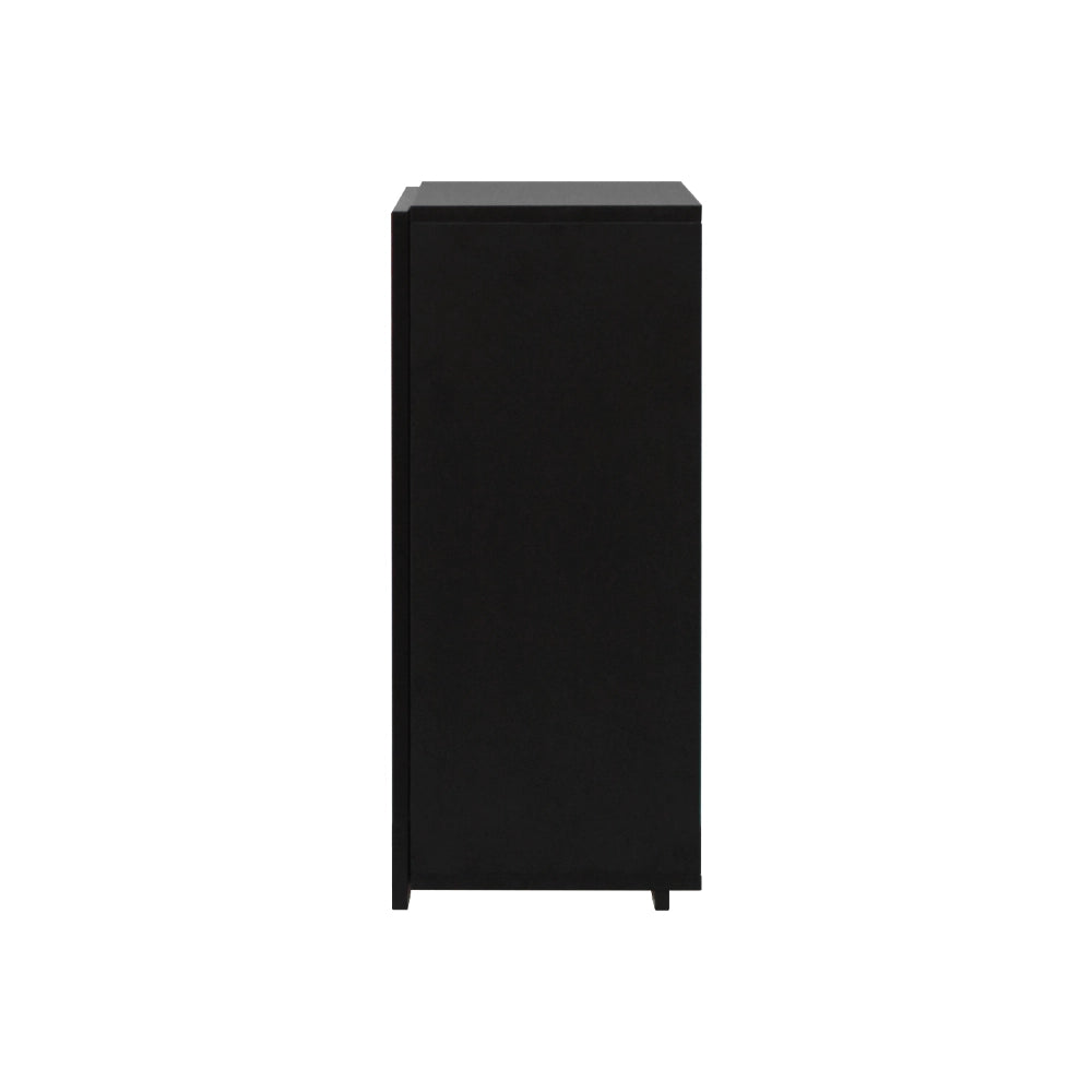 ブラック色シャンプーキャビネット【上台】横面