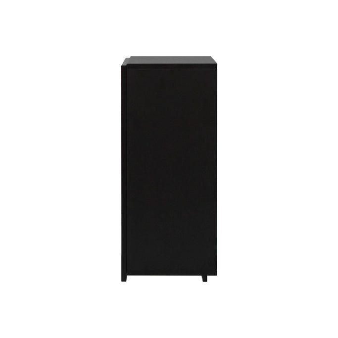 ブラック色シャンプーキャビネット【上台】横面