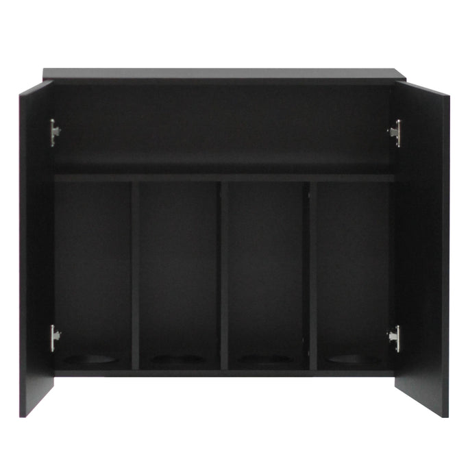 ブラック色シャンプーキャビネット【上台】中身の状態