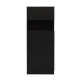 ブラック色シングル扉のシャンプーキャビネット【下台】正面