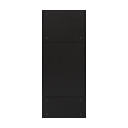 ブラック色シングル扉のシャンプーキャビネット【下台】裏面