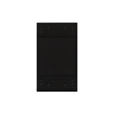 ブラック色シングル扉のシャンプーキャビネット【上台】裏面