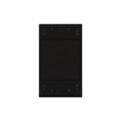 ブラック色シングル扉のシャンプーキャビネット【上台】裏面