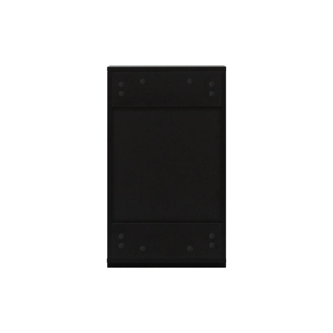 ブラック色シングル扉のシャンプーキャビネット【上台】裏面