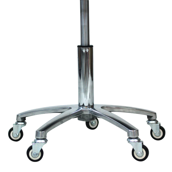 脚部は汚れ・サビに強いアルミ製