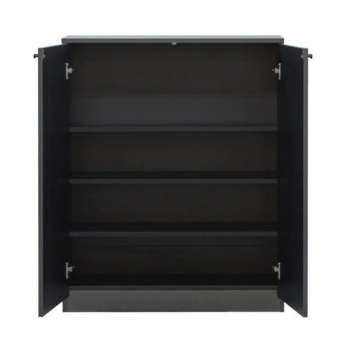 ダークグレー色ストック型キャビネット下台の詳細