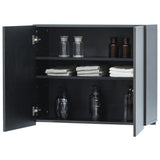 ダークグレー色ストック型キャビネット上台の詳細