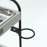 3段ウッドワゴンステンレストレイ3枚の詳細