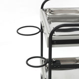 3段ウッドワゴンステンレストレイ3枚の詳細