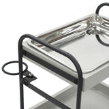 2段引き出しウッドワゴンの詳細