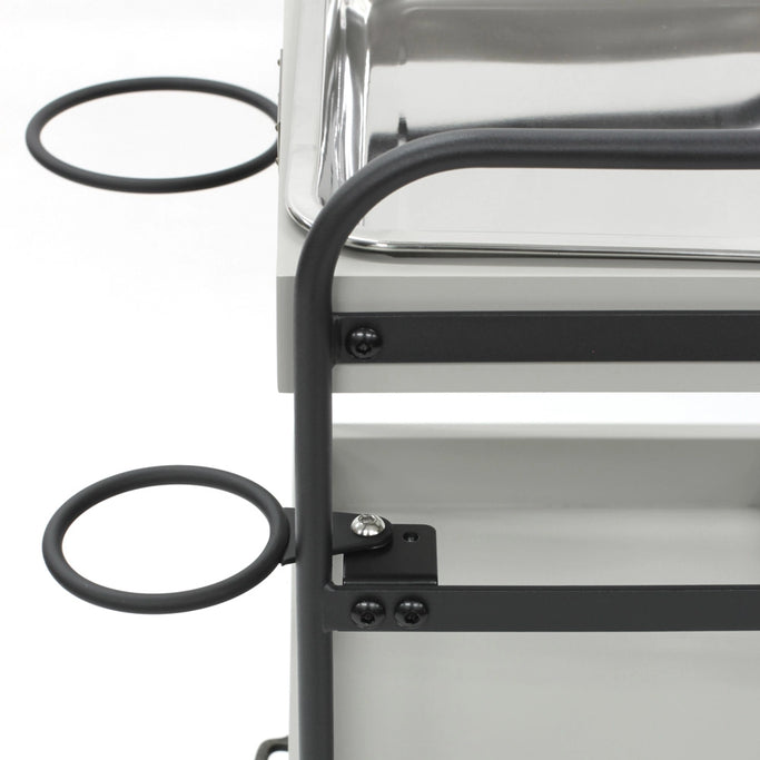 2段引き出しウッドワゴンの詳細