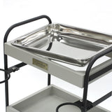 2段引き出しウッドワゴンの詳細