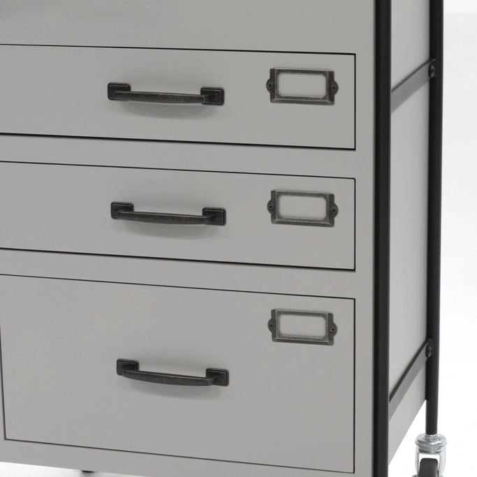 3段引き出しウッドワゴンの詳細