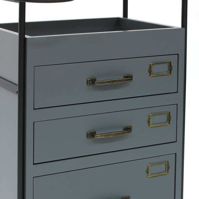 3段引き出しウッドワゴンの詳細