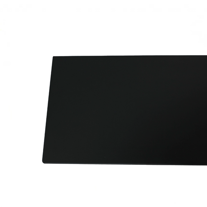 ブラック色の壁付L型棚　900mm　詳細