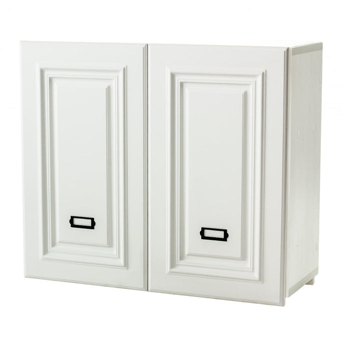 ホワイト色モールディングありシャンプーキャビネット【上台】