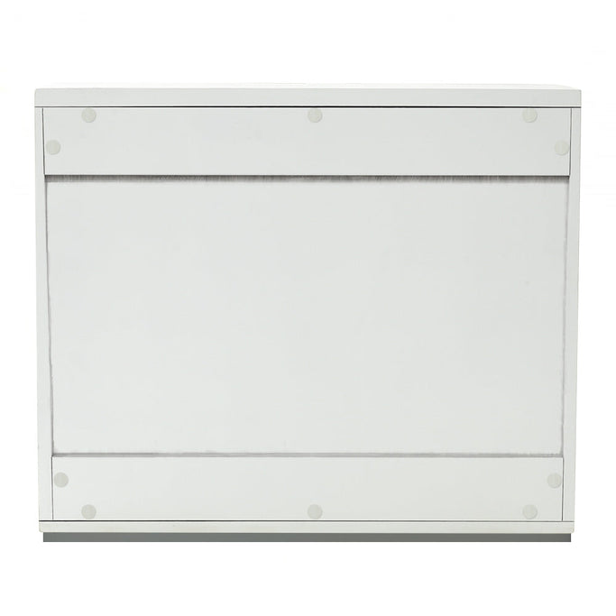 ホワイト色モールディングありシャンプーキャビネット【上台】