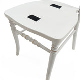 ホワイト色ナポレオンチェアの詳細写真4