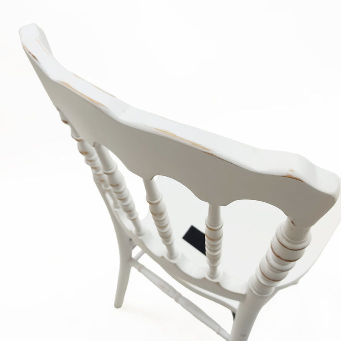 ホワイト色ナポレオンチェアの詳細写真3