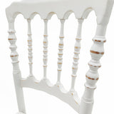 ホワイト色ナポレオンチェアの詳細写真2