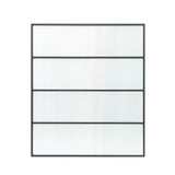 ウッドパーテーション 組立式 DGY フロント水平
