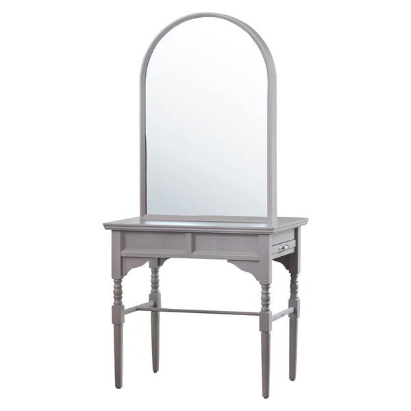 サロンの印象を変えるアンティークウッドドレッサー