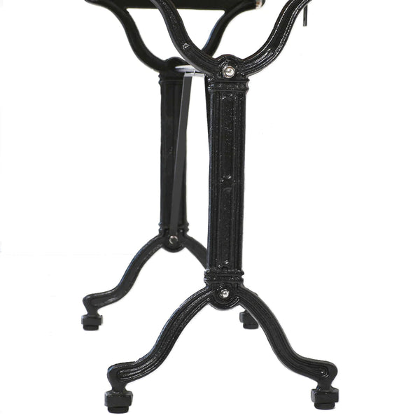 アンティークミシンのような鋳物脚